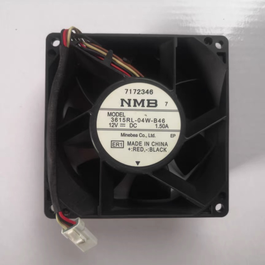 原装NMB 9CM 3615RL-04W-B46 12V 1.50A 4线 防水变频器冷却风扇