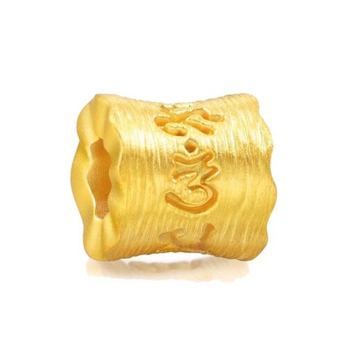 999黄金六字真言转运珠足金串珠