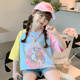 2024新款 夏装 韩版 小女孩体恤上衣潮 女童短袖 t恤夏季 洋气儿童半袖
