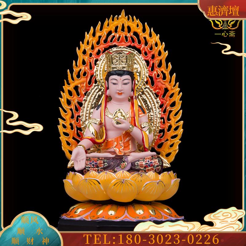 10寸树脂玻璃钢《虚空藏菩萨佛像摆件》八大菩萨生肖雕像