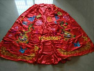 佛像披风佛袍神像披风斗篷神像神明衣服财神刺绣神衣龙衣红色2米
