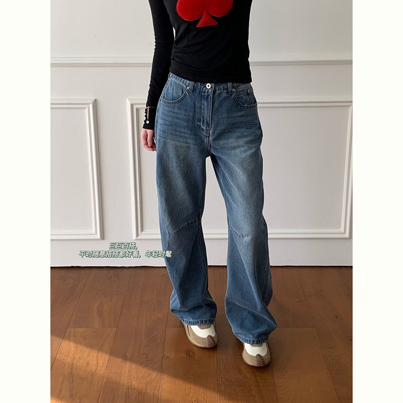 012309~「包邮 年轻又时髦」后口袋刺绣设计~女士牛仔裤,女装/女士精品,牛仔裤,淘宝优惠券,粉丝福利购,淘宝优惠卷