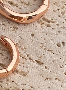 031612~秒杀「温柔又简约」菱面设计~女士耳圈