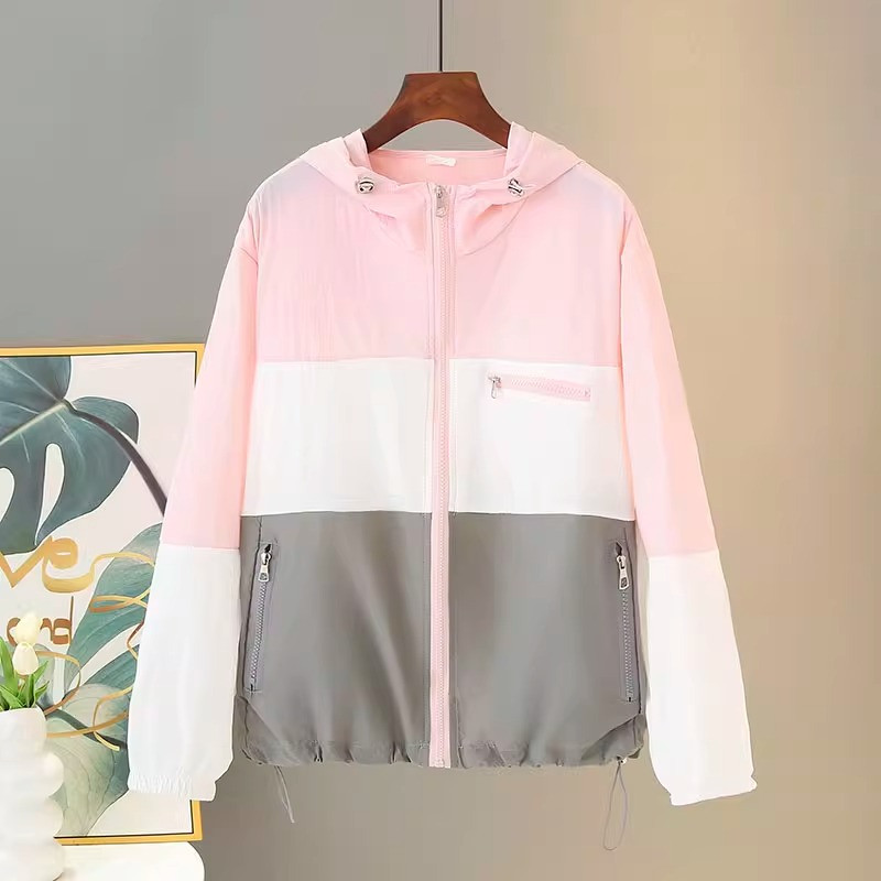 薄款冰丝透气连帽设计感宽松大码洋气小个子防晒衣外套女空调罩衫