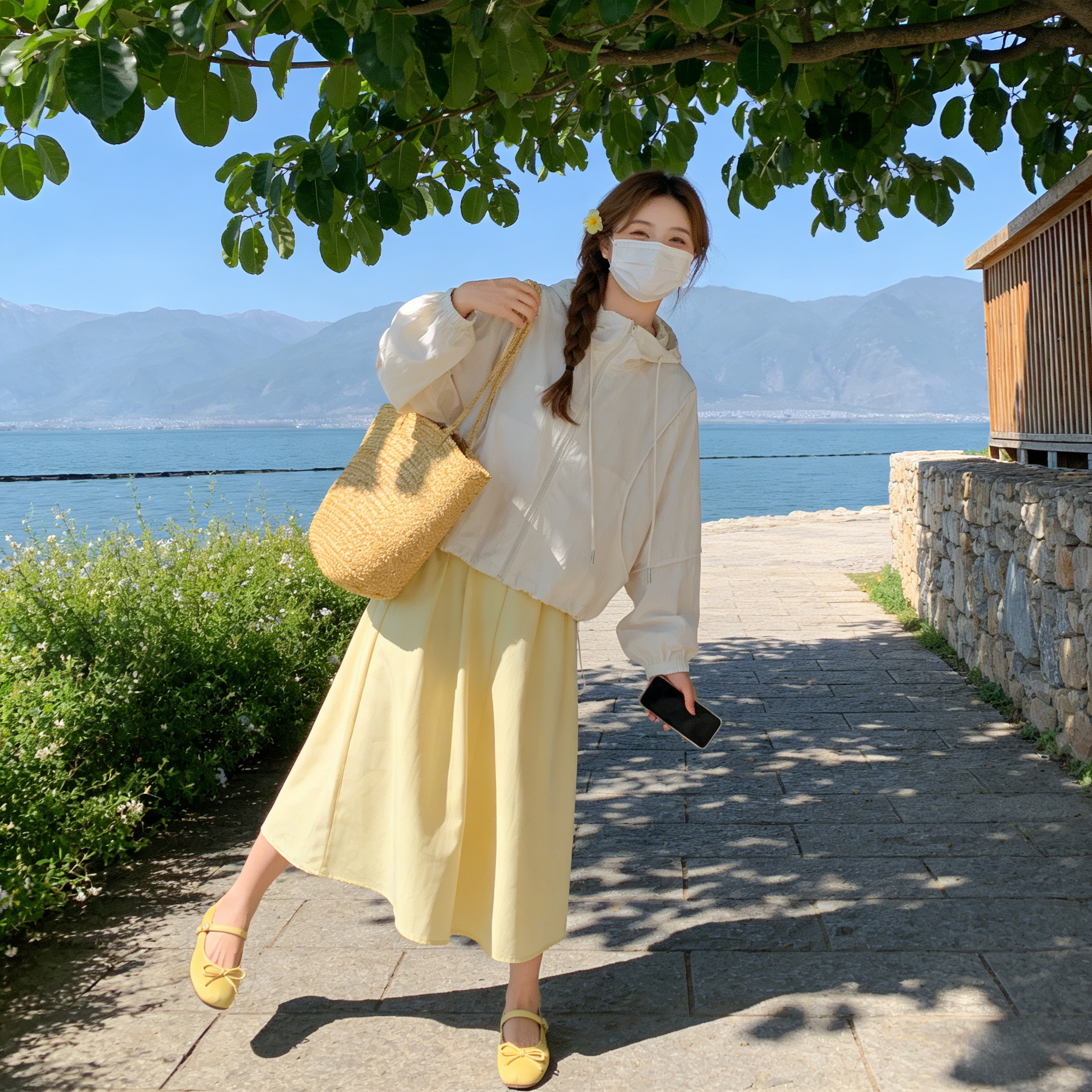 防晒衣女夏季小个子薄款洋气连帽百搭短款2026年新款透气外套风衣