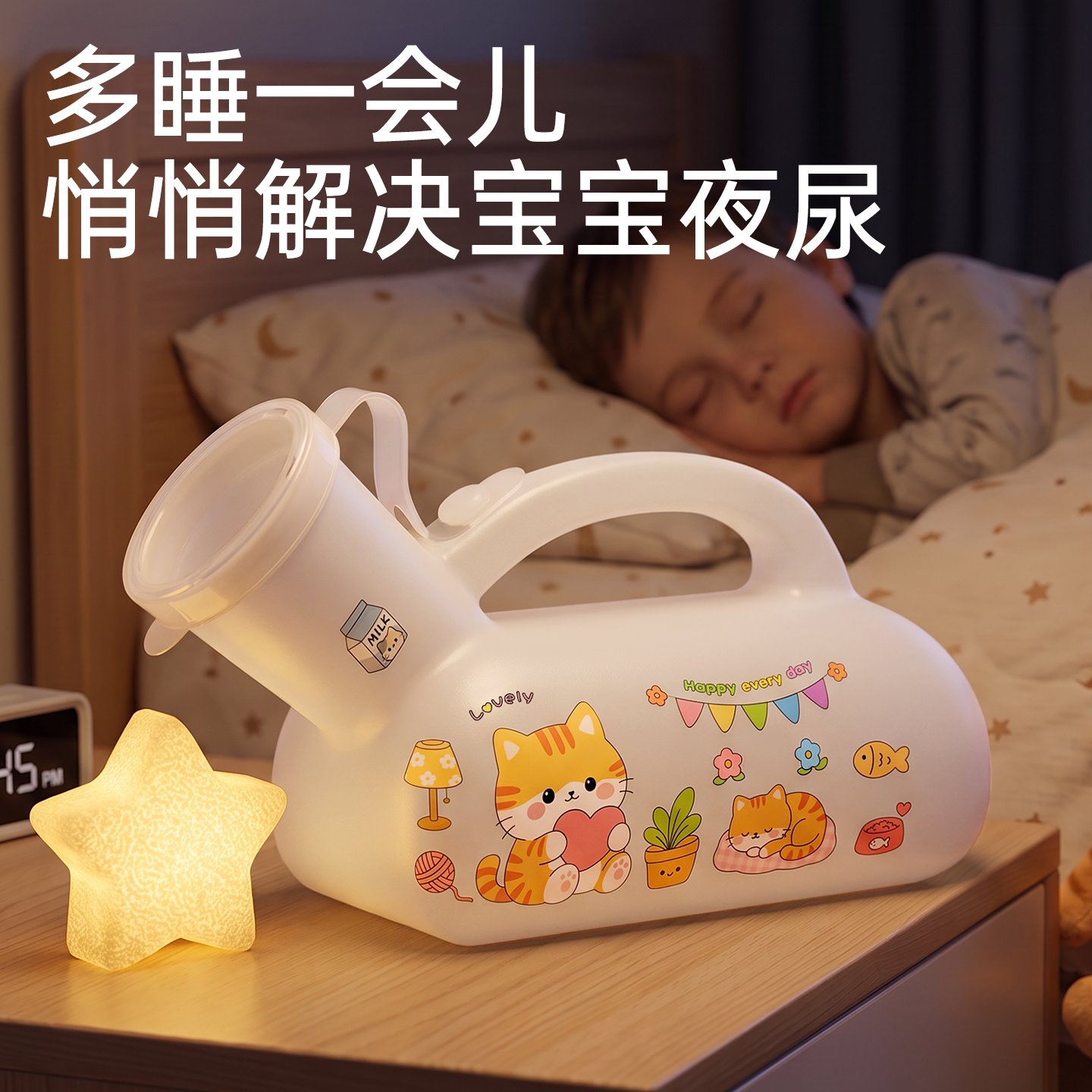 便携式男孩夜壶尿壶男宝宝起夜神器男童专用小便器儿童小孩夜间用