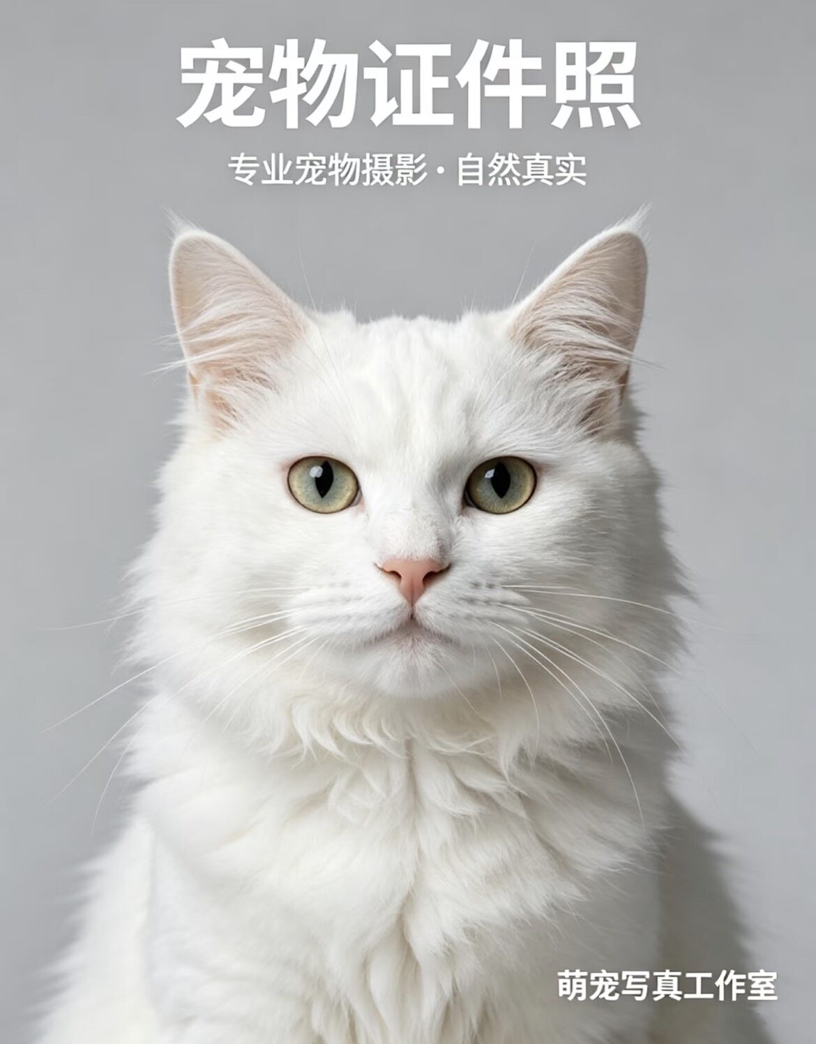 专业宠物证件照定制｜猫咪狗狗摄影真实记录 精修抠图换底