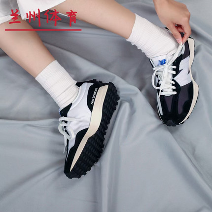 New Balance 复古舒适运动织物二层绒面皮减震低帮 休闲 MS327LB1