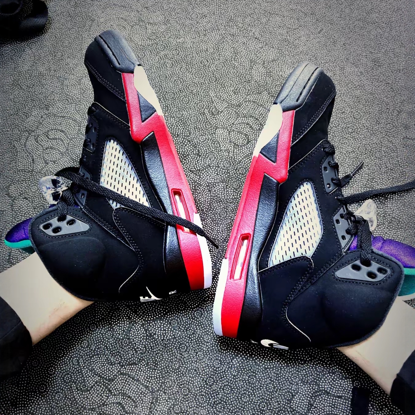 Air Jordan 5 经典复古篮球鞋 防滑耐磨缓震休闲鞋 CZ2989-001