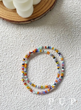 原创手工手链串珠叠戴原创