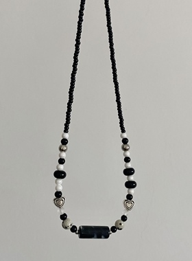 新中式项链串珠原创圆珠链情侣