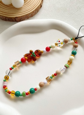 圣诞节串珠混合原创圆珠链情侣