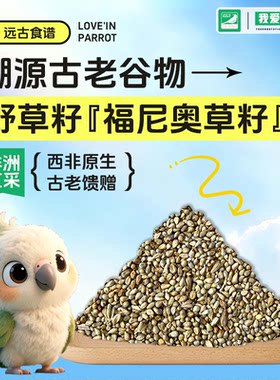 鹦鹉鸟粮非洲野草籽福尼奥草籽饲料鹦鹉专用虎皮牡丹玄凤零食