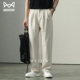 垂感百搭轻熟风通勤商务直筒休闲裤 猫人高端加绒针织西裤 男新款 子