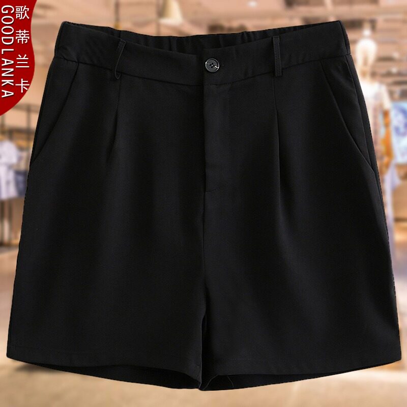 加肥加大码中年胖妈妈夏季裤子200斤宽松时尚洋气妈妈装休闲短裤