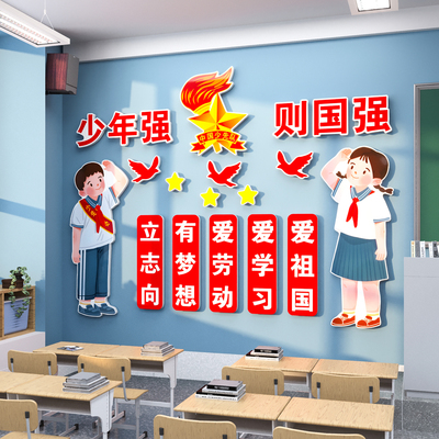 【中队角布置装饰】班级文化墙贴