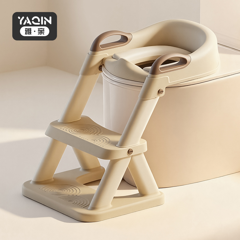 雅亲楼梯式马桶三角结构超稳固