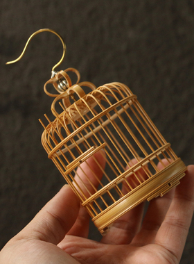 精品纯手工制作天然老玉竹丝小虫笼竹制蝈蝈笼虫具竹叫笼子鸣虫具