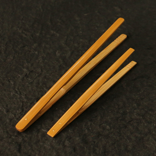 精品纯手工制作天然十几年老玉竹茶夹子竹茶具竹制茶杯夹镜面打磨