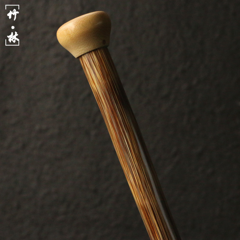 精品天然几十年老金丝竹手棍拐杖竹手杖禅棍把玩竹武术棍纯手工