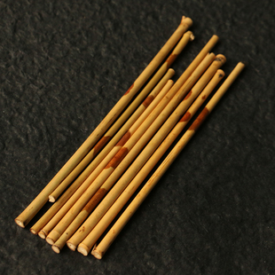 一物一拍天然红湘妃竹料子天然花纹福建湘妃竹材diy竹枝竹节小竹