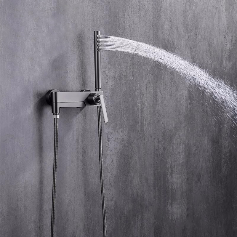 意大利捷仕GESSI全铜简易花洒浴缸水龙头冷热淋浴龙头混水阀