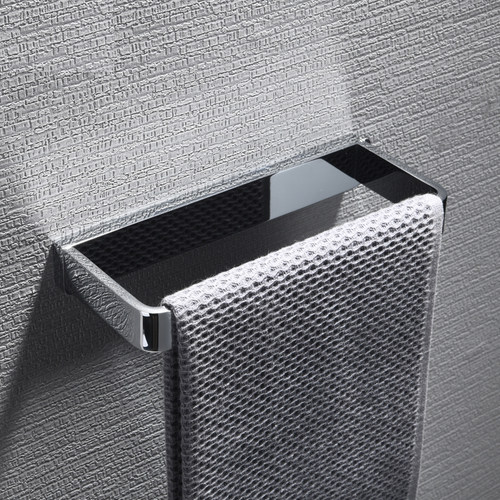 简约全铜实心毛巾环单杆毛巾架