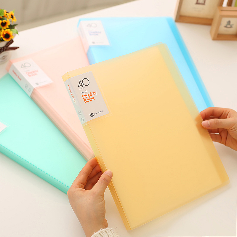 树德办公资料册试卷夹插页袋