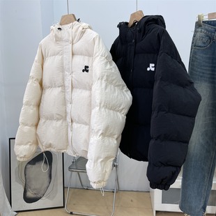 设计感加厚保暖棉服 2025秋冬新款 韩版 宽松连帽面包服女短款