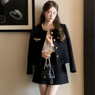 高级感外套短裙两件套L 两件套装 气质套装 时尚 秋冬法式