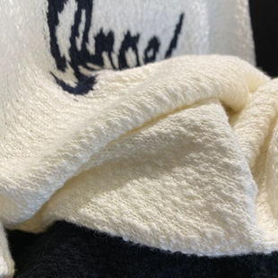 今年流行特惠牛货工厂出 早秋全棉豆豆纱字母提花 质感太棒了