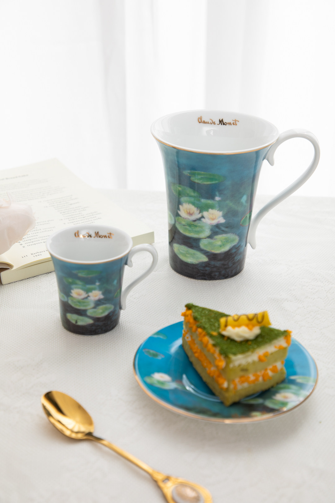 宅物  世界名画咖啡杯碟马克杯莫奈睡莲艺术杯,餐饮具,咖啡杯,淘宝优惠券,粉丝福利购,淘宝优惠卷