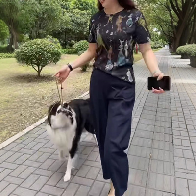 今年流行特惠25872新大爱美依缘2026夏季新款短袖修身印花T恤休闲