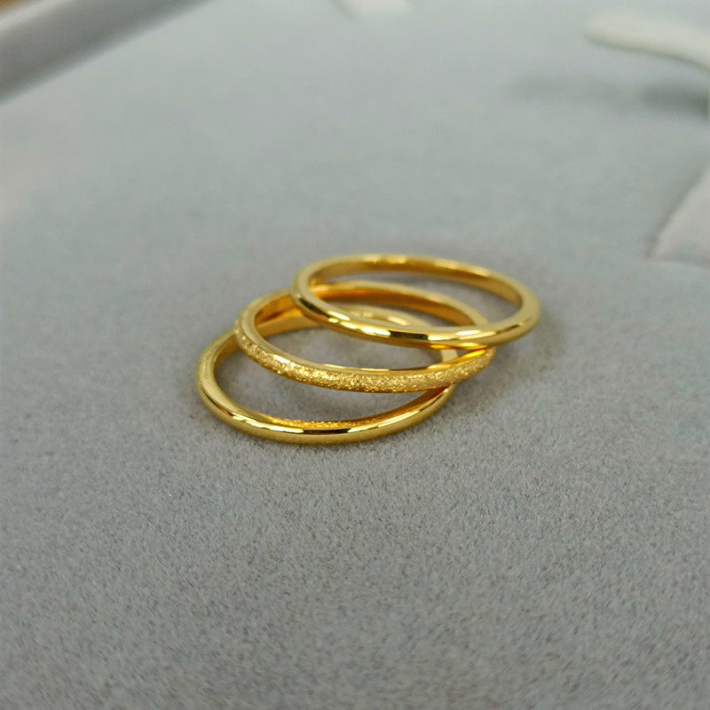 HuoTing女镀金日韩三生三世戒指