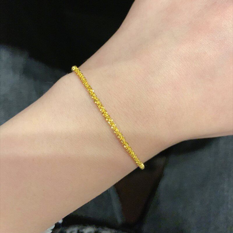 HuoTing钛钢镀金玉米可爱超仙