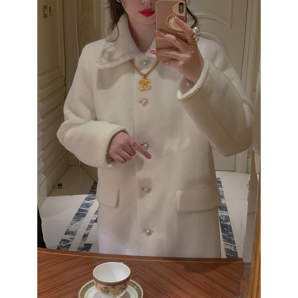 大衣保暖中长新款秋冬大衣