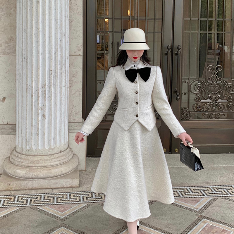 麓津奥斯汀小姐52羊毛毛呢外套