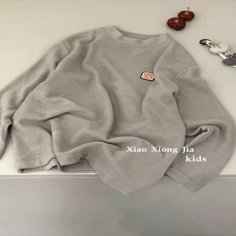 潮牌XX家四色发热德T恒温打底衫男女童2025冬新大童亲子洋气百搭