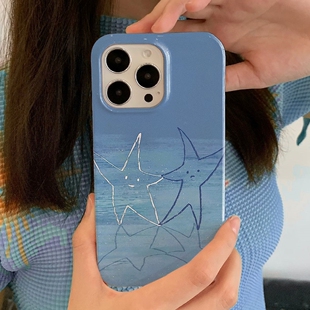 倒映星星相拥适用苹果16手机壳vivoS19华为P70mate70小米14Ultra /15promax新款oppofindx8荣耀300软vivox200