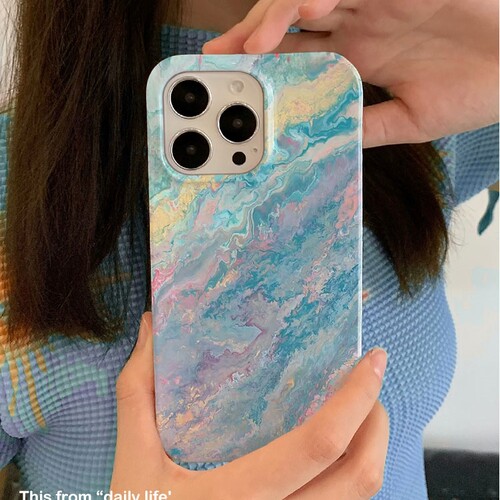 斑驳色彩适用iPhone15promax苹果13小米14新款mate60华为p70e软壳nova12荣耀90菲林手机壳opporeno11vivox100