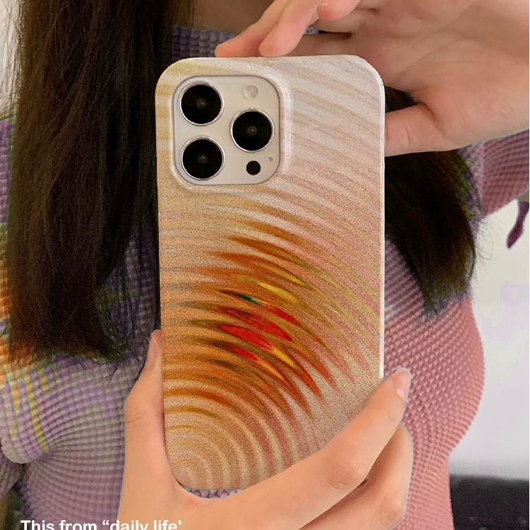 适用iPhone16promax苹果14小米15新款mate70华为p70nova13荣耀200手机壳opporeno13软壳vivox100艺术水波纹