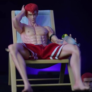 【预定】LUST 灌篮高手 沙滩 樱木花道 流川枫 共鸣版 手办 模型