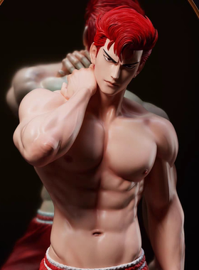 预定HotMan 灌篮高手 大前锋 樱木花道 手办 动漫 限量 日版 模型