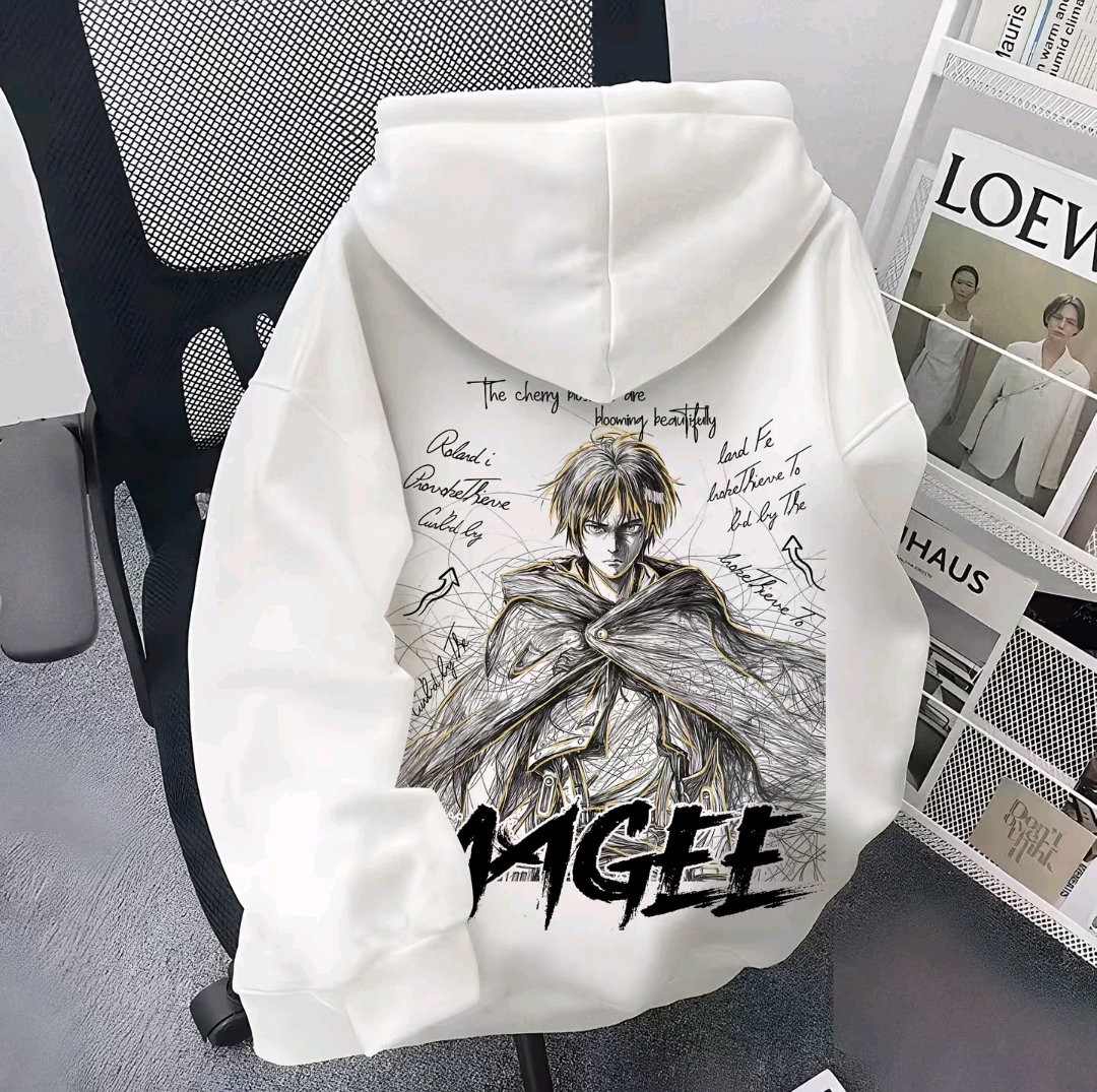 进击的巨人艾伦耶格尔加绒卫衣