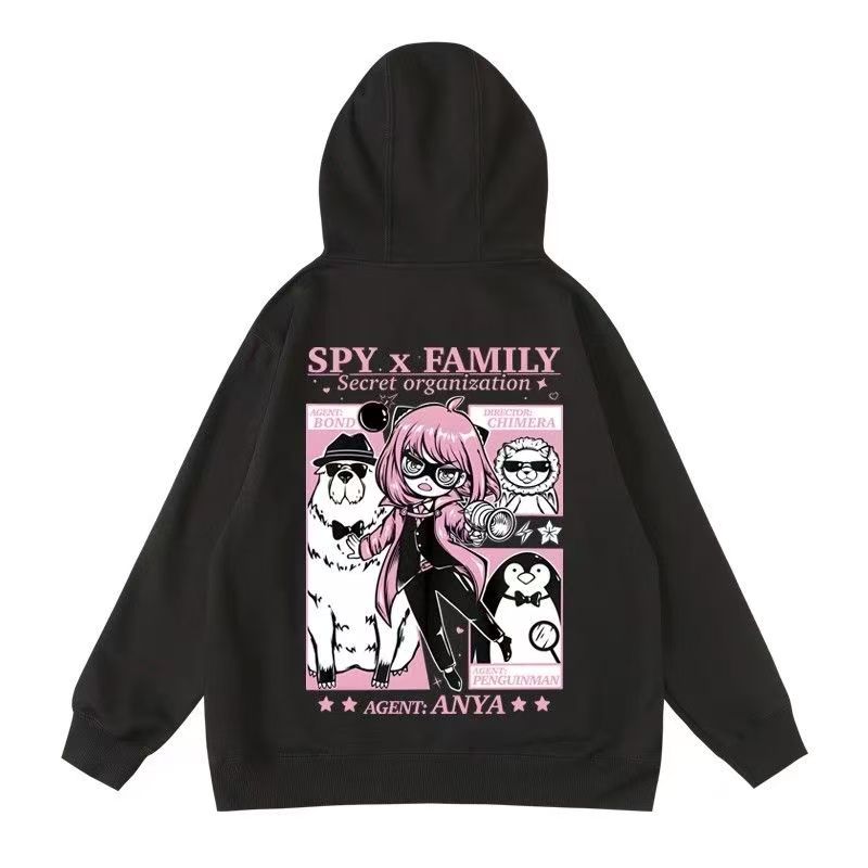 间谍过家家阿尼亚秋冬连帽卫衣