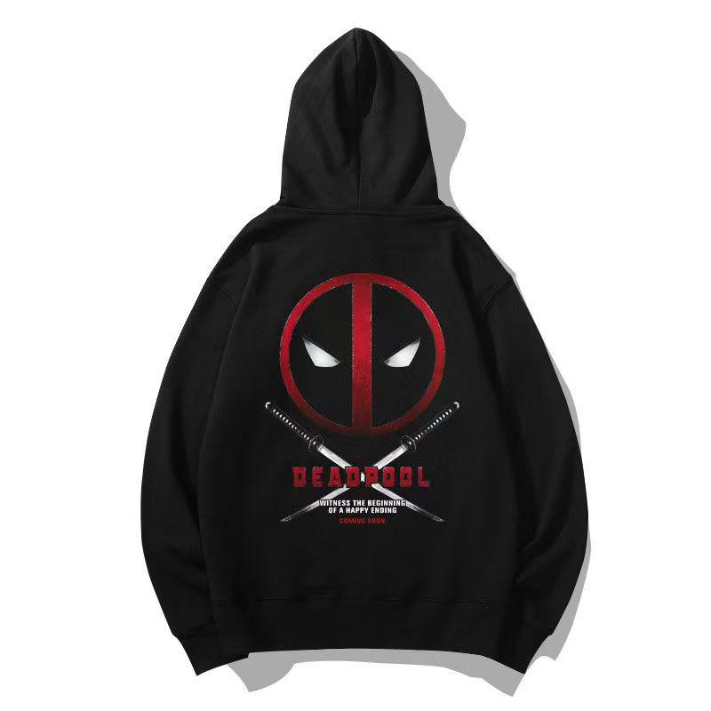 UTEE死侍漫威联名卫衣Deadpool小贱贱电影周边恶搞宽松连帽外套
