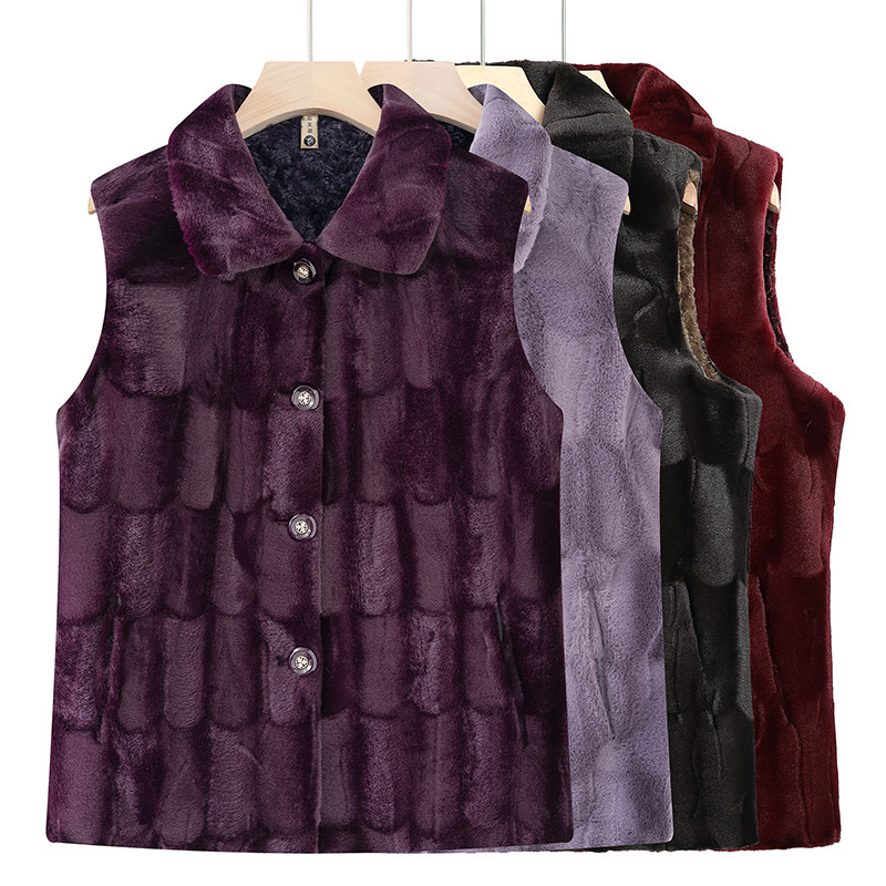 奶奶冬装2025新款加绒马甲外套中老年人衣服女妈妈保暖背心老太太,女装/女士精品,中老年女装,淘宝优惠券,粉丝福利购,淘宝优惠卷