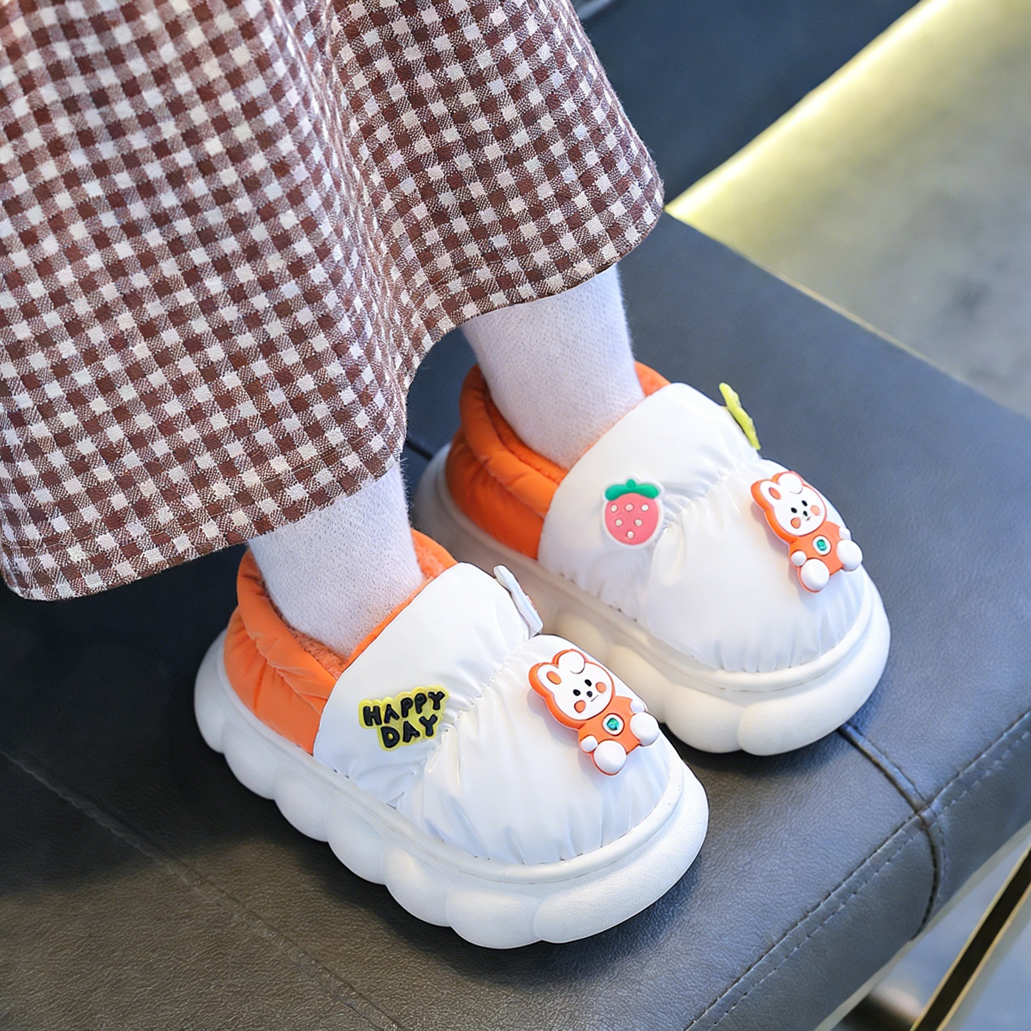 儿童棉拖鞋女孩冬季2026新款女童男童女宝宝防水防滑冬天家居棉鞋,居家布艺,居家棉拖/棉鞋,淘宝优惠券,粉丝福利购,淘宝优惠卷