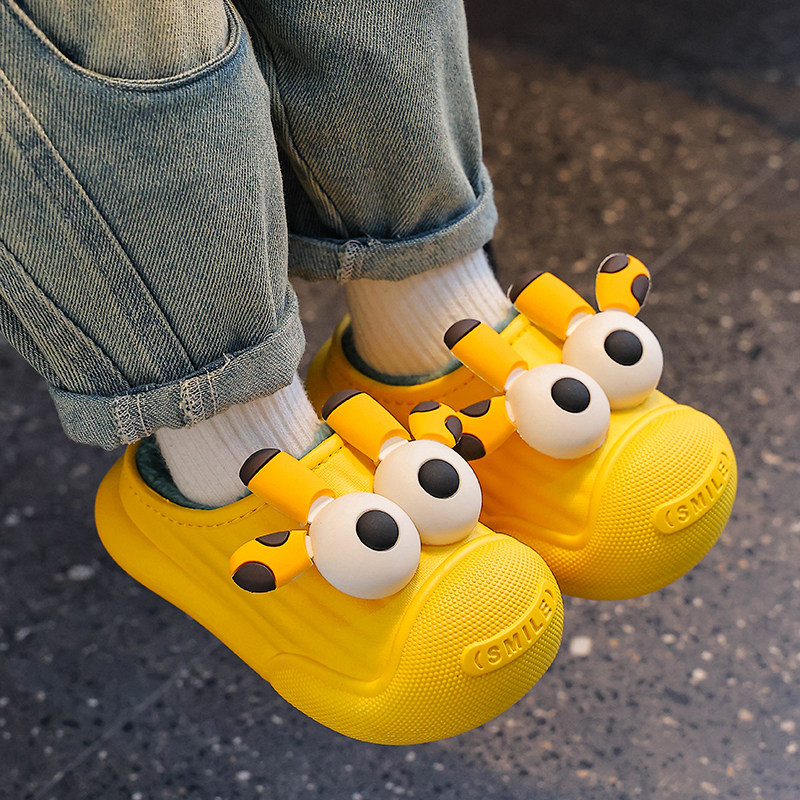 长颈鹿儿童棉拖鞋男童冬2025新款加绒家居鞋棉鞋大童宝宝外穿防水,居家布艺,居家棉拖/棉鞋,淘宝优惠券,粉丝福利购,淘宝优惠卷