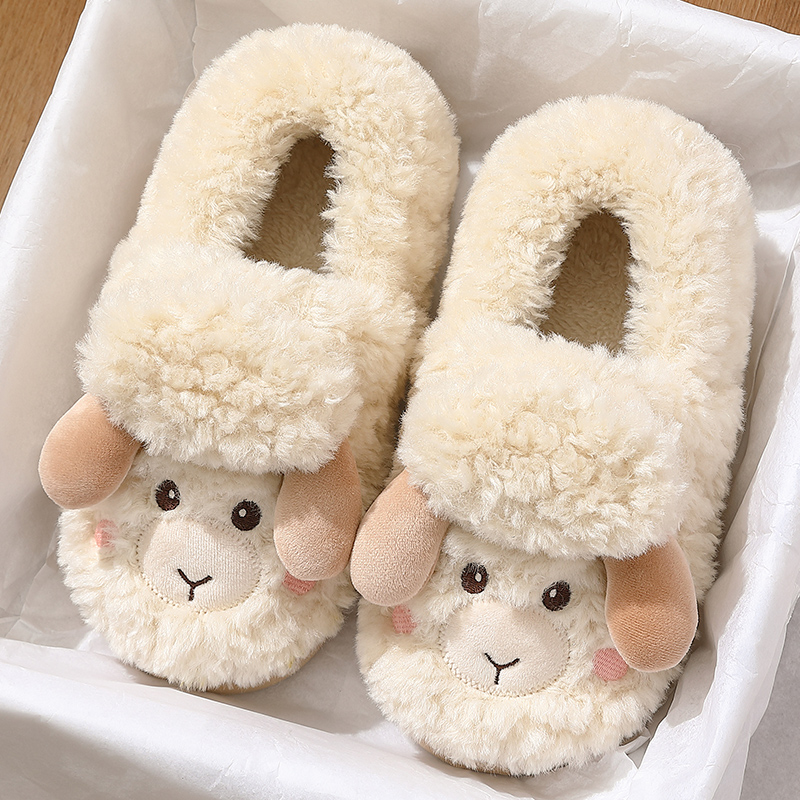 毛拖鞋女款冬季2025新款厚底防滑